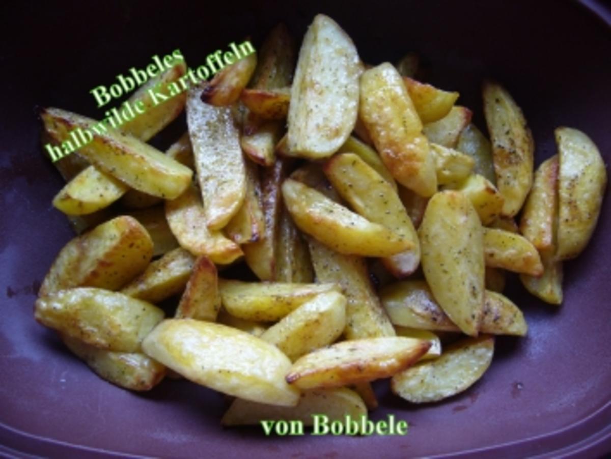 Beilage zum Grillen: Bobbeles halb wilde Kartoffeln - Rezept