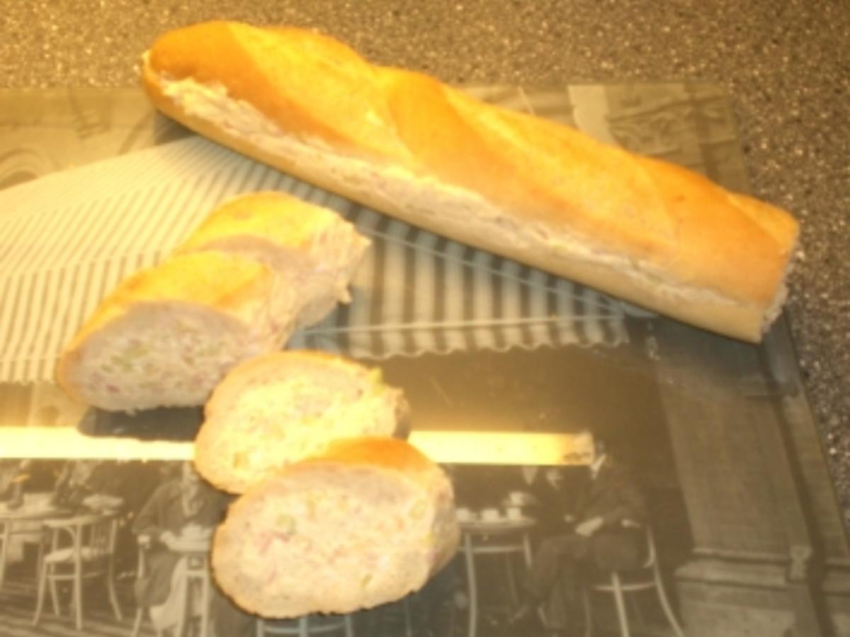 Gefülltes Party- Baguette - Rezept mit Bild - kochbar.de