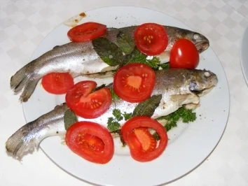 Rezept: Forelle aus dem Ofen Forelle aus dem Ofen - Rezept