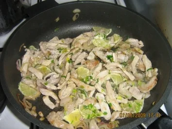 Geschnetzeltes mit Zitronensauce - Rezept - Bild Nr. 5