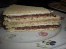 Oblaten-Torte mit schwarz-weißer Füllung - Rezept