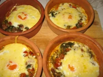 Spinat-Tomaten-Eier - Rezept - Bild Nr. 2