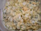 SALAT- "Mein Lieblings- Eiersalat ( ohne Champignons)" - Rezept