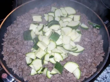 Zucchinipfanne mit Schmand - Rezept - Bild Nr. 4