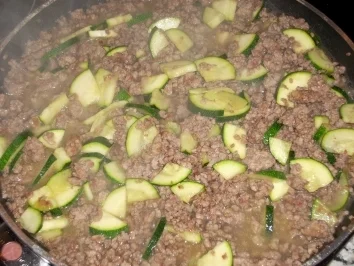 Zucchinipfanne mit Schmand - Rezept - Bild Nr. 5