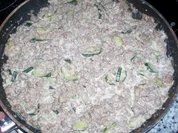 Zucchinipfanne mit Schmand - Rezept