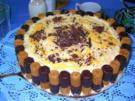 Eierlikörtorte mit Waffelröllchen - Rezept