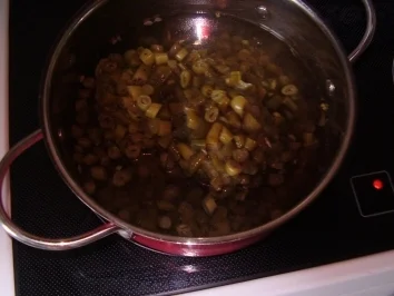 Lammschulter mit grünen Bohnen und Klößen - Rezept - Bild Nr. 8