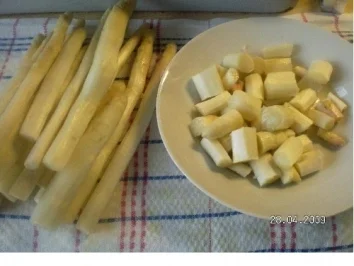 Blätterteig mit Spargel - Rezept