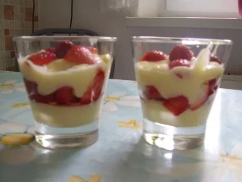 Erdbeerennachtisch - Rezept