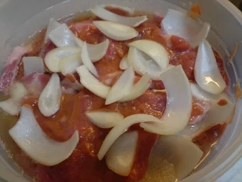 Eingelegte Rostbrätel - Rezept