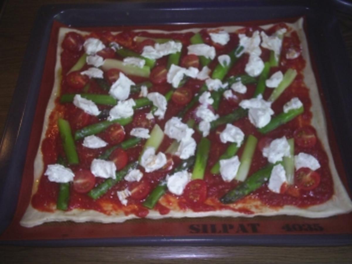 Pizza - Spargelfladen - Rezept - Bild Nr. 3