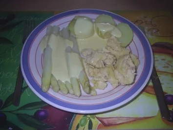 Vegetarisch - Spargel mit Rührei - Rezept