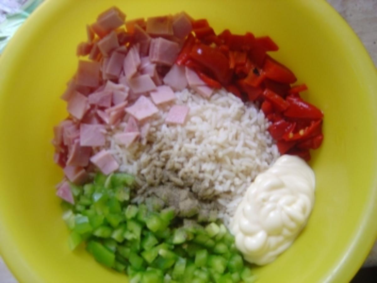 Schinken-Reissalat - Rezept - Bild Nr. 3