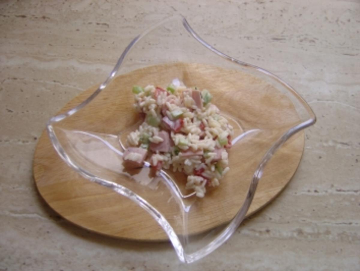 Schinken-Reissalat - Rezept