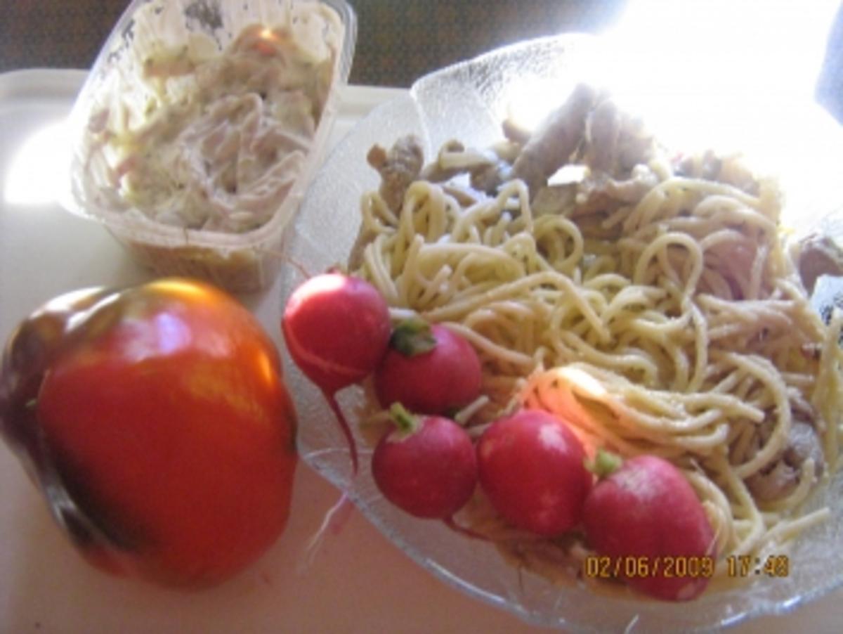 Spaghetti-Zitronen-Fleisch-Salat - Rezept - Bild Nr. 2