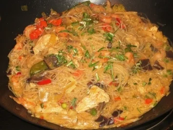 Asiatisch: Kokos-Garnelen-Wok - Rezept - Bild Nr. 4