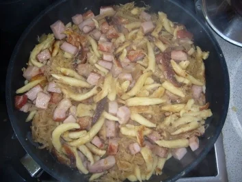 Hauptspeise: Krautschupfnudeln-Kasslerpfanne - Rezept - Bild Nr. 2