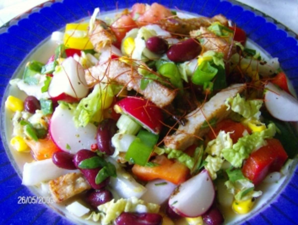 Salat &quot;Bunter Garten&quot; Rezept mit Bild kochbar.de