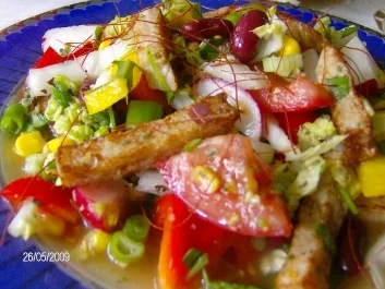 Rezept: Salat - "Bunter Garten" Bild Nr. 2 Salat - "Bunter Garten" - Rezept - Bild Nr. 2