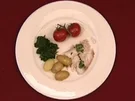 Rezept: Dorade in Salzkruste mit Rosmarinkartoffeln und Blattspinat (Isabella Müller-Reinhardt) Dorade in Salzkruste mit Rosmarinkartoffeln und Blattspinat (Isabella Müller-Reinhardt) - Rezept
