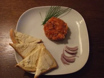 Lachstartar - Rezept