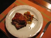 Spanferkelbauch auf Gemüsebett - Rezept