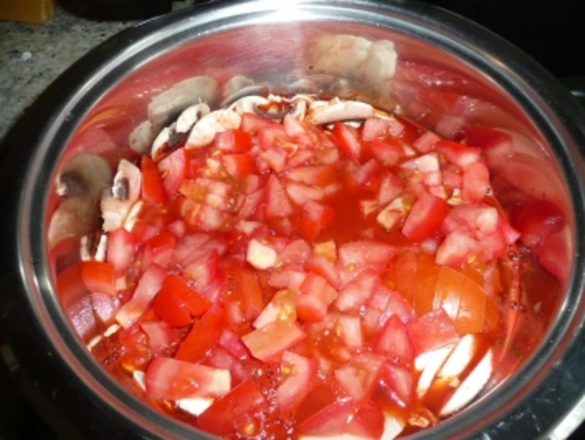 Tomatensoße mit Champignonons - Rezept - Bild Nr. 2