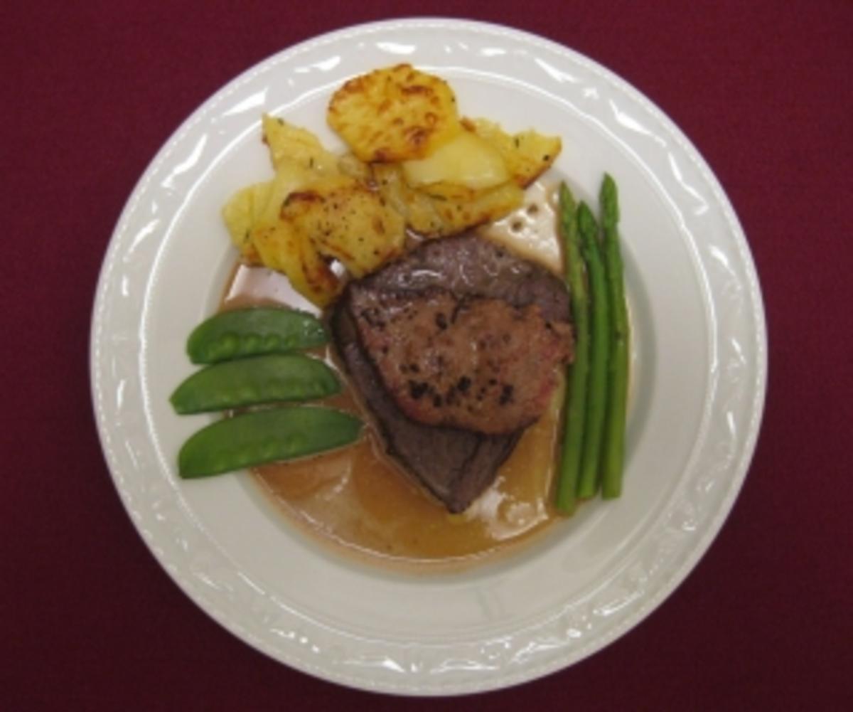 Filet Rossini mit Kartoffeln und Zuckerschoten - Rezept Gesendet von
Das perfekte Dinner