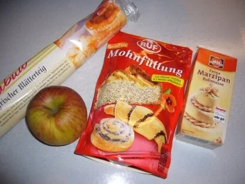 Kikis Mohn-Marzipan-Apfel-Schnecken - Rezept - Bild Nr. 2