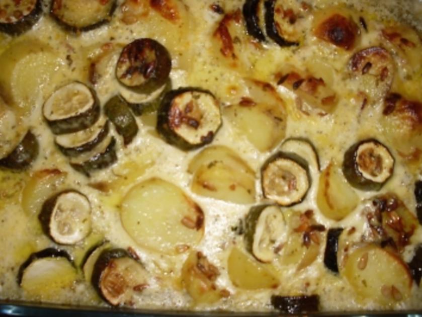 Gemüsegratin-Beilagen zu Fisch oder Fleisch. - Rezept - kochbar.de