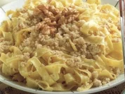 erster gang tagliatelle con pesto di noci - Rezept