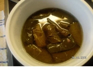 Rezept: Gefüllte Weinblätter Gefüllte Weinblätter - Rezept