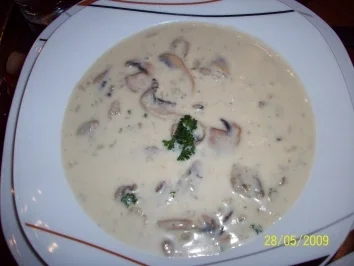 Champignoncremesuppe - Rezept