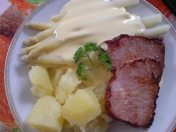 Rezept: Spargel mit holländischer Soße Bild Nr. 3 Spargel mit holländischer Soße - Rezept - Bild Nr. 3