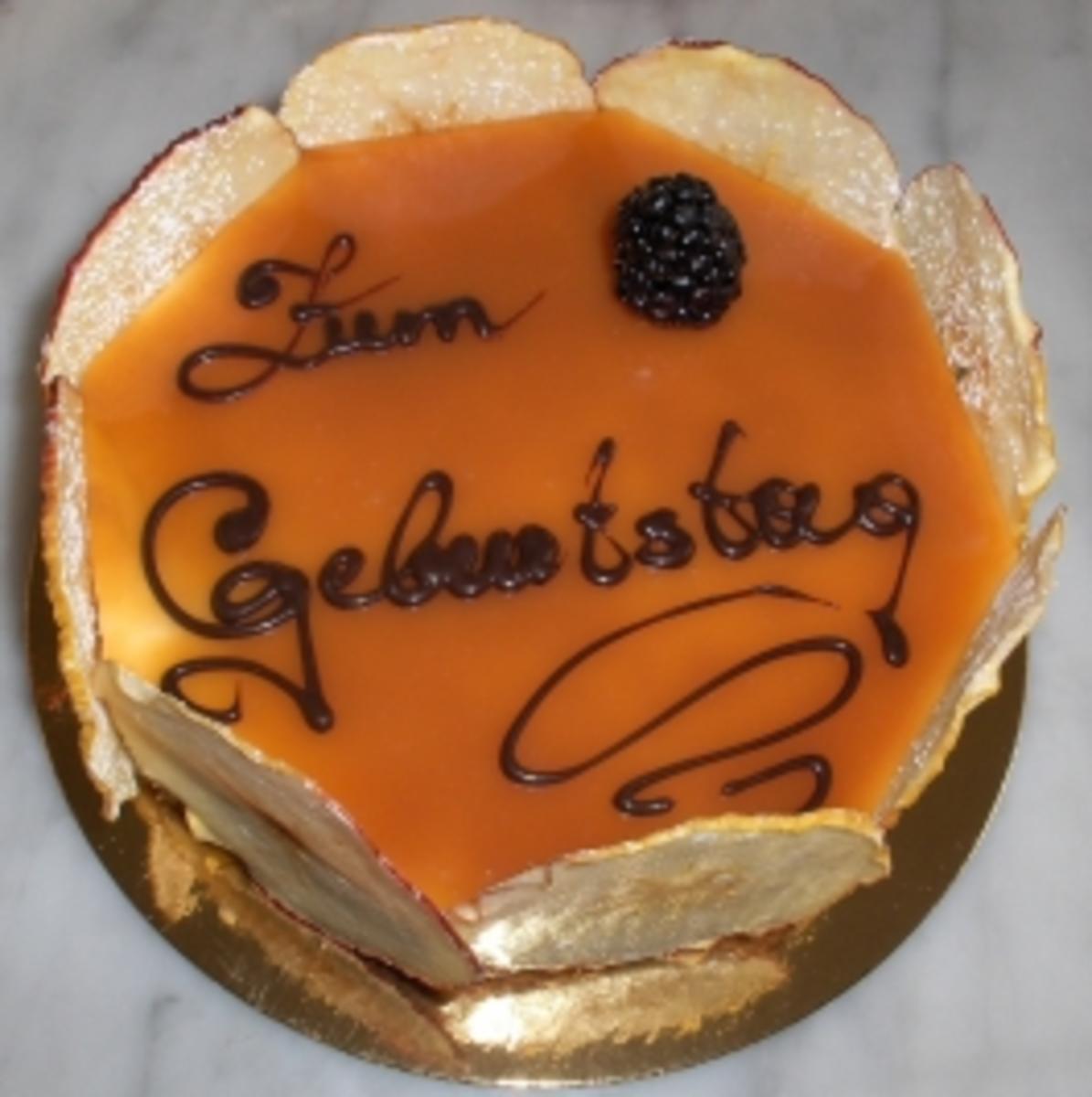 Honig Creme Torte mit Karamel - Rezept mit Bild - kochbar.de
