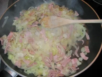 Schinken-Lauch-Quiche - Rezept - Bild Nr. 4