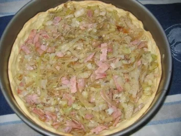 Schinken-Lauch-Quiche - Rezept - Bild Nr. 6