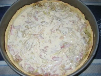 Schinken-Lauch-Quiche - Rezept - Bild Nr. 7