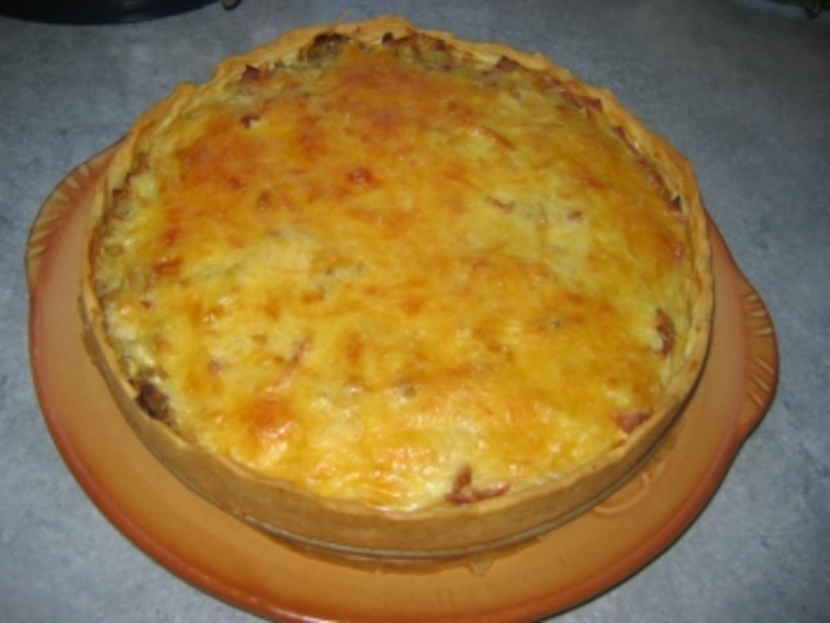 Schinken-Lauch-Quiche - Rezept