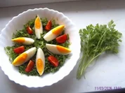 Gartenkressesalat mit Eier - Rezept