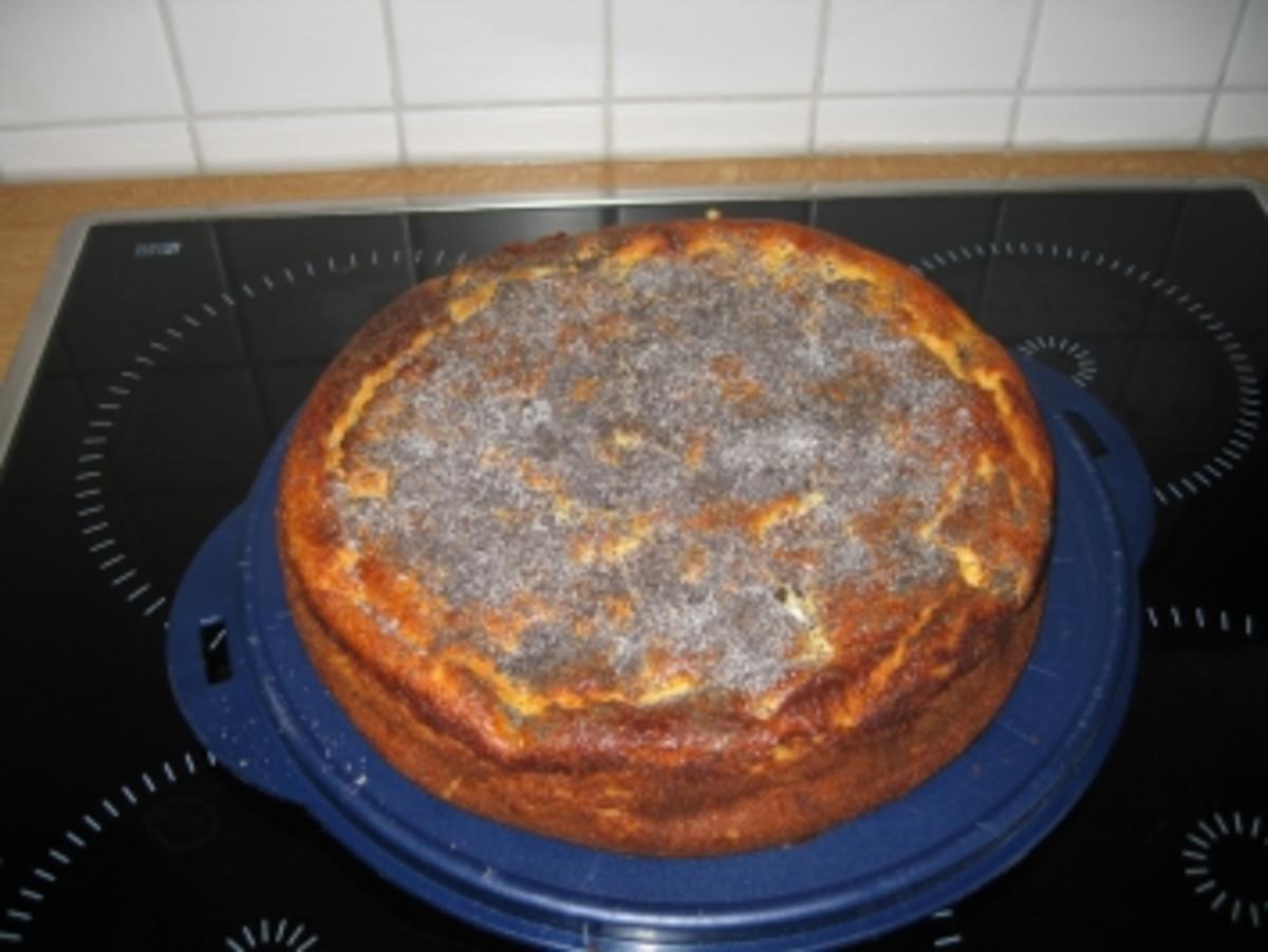 Käse-Birnen-Kuchen ( ohne Boden ) - Rezept