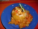 Gefüllte Zwiebeln - griechisch angehaucht>> - Rezept