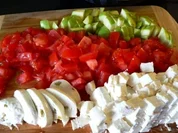 Mediterrane Partner-Salat - Mit verschiedene Gusto - Rezept