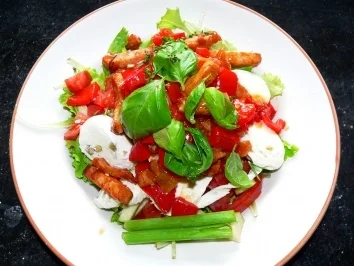 Mediterrane Partner-Salat - Mit verschiedene Gusto - Rezept - Bild Nr. 3