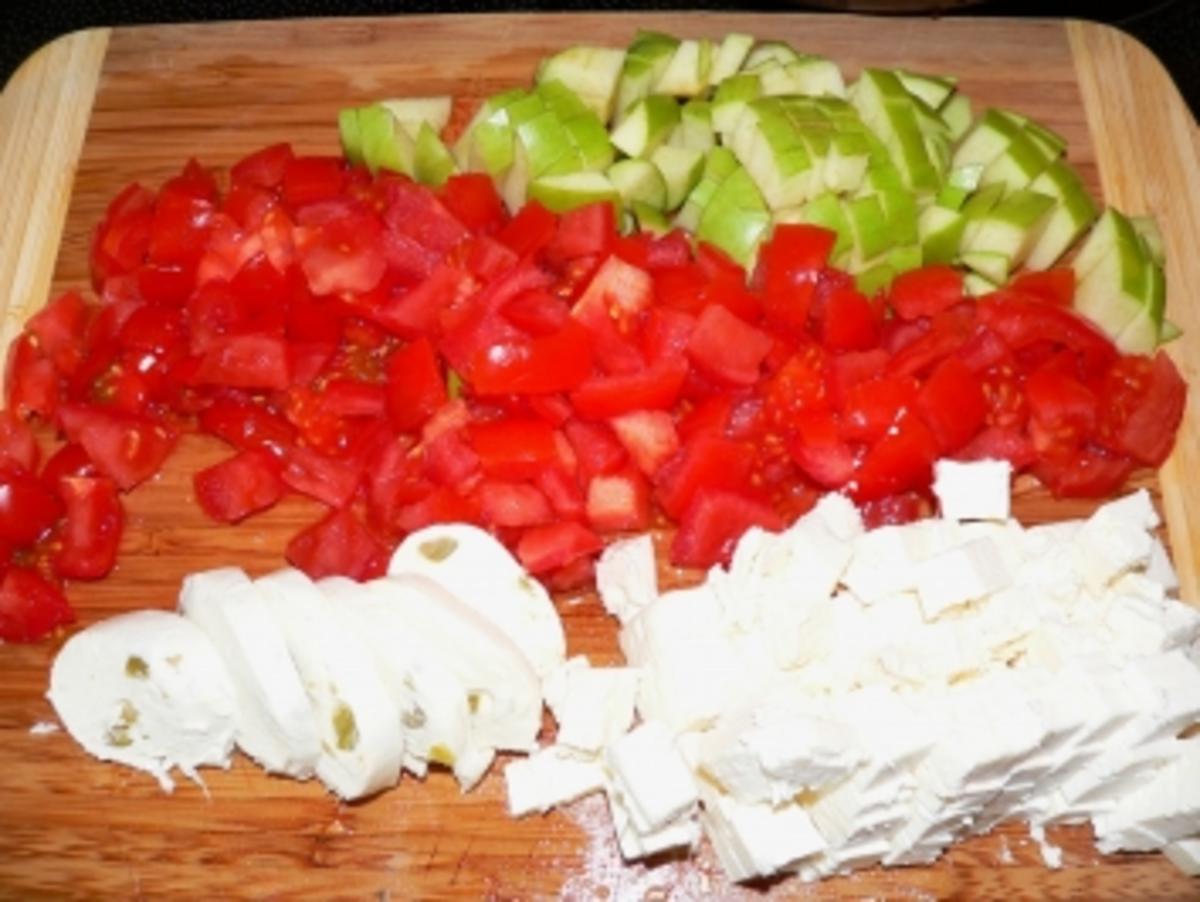 Mediterrane Partner-Salat - Mit verschiedene Gusto - Rezept - Bild Nr. 5