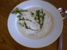 Rucolacreme-Süppchen mit frittiertem Rucola - Rezept