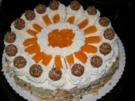 Giotto Nusstorte mit Pfirsichen - Rezept