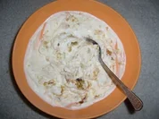 Rezept: Zwischengericht sรผร: Bananenquark mit Eurem Lieblingskuchen Zwischengericht sรผร: Bananenquark mit Eurem Lieblingskuchen - Rezept