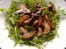 Salat von Rucola,Apfel und Kalbsleber - Rezept